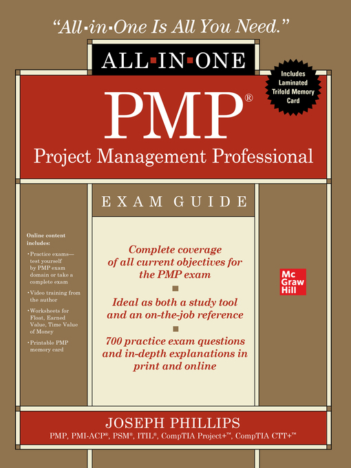 Title details for PMP Project Management Professional All-in-One Exam Guide by Joseph Phillips - Available